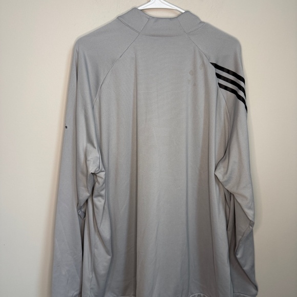 Adidas Gray Quarterzip Golf Jacket - Picture 3 of 3